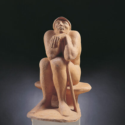 "Cavapietre" 1970 terracotta cm 36x23x26