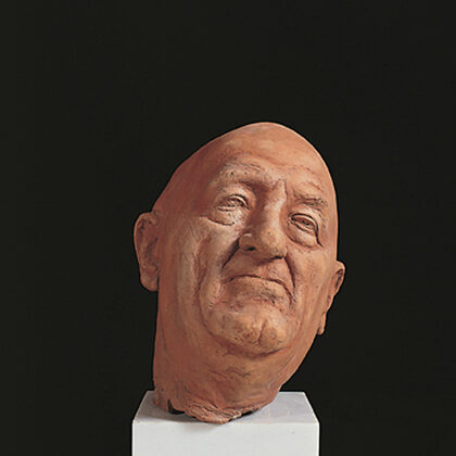 "Lo scultore Domenico Umberto Diano" 1959 terracotta