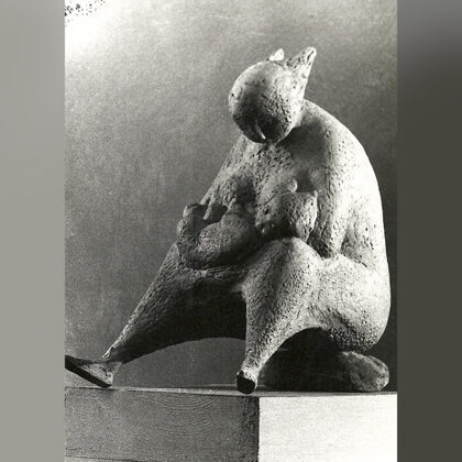 "Maternità" 1950 terracotta