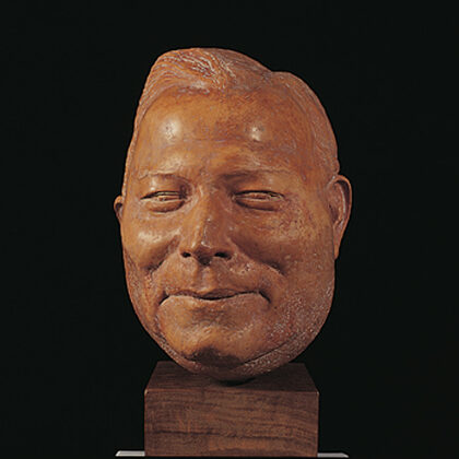"Ritratto del Dottore Turtulici" 1955 terracotta