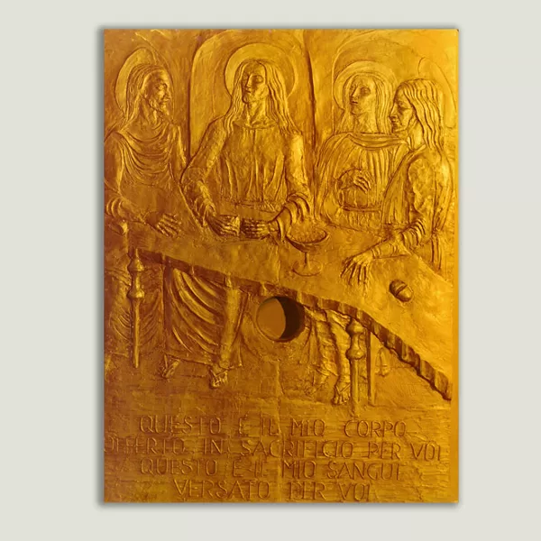 "Comunione" 1978 Gesso Patinato