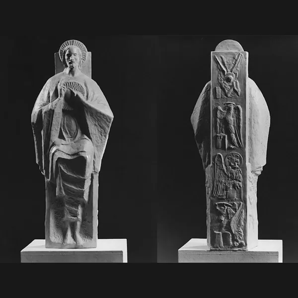 "Sacro Cuore" 1967 Terracotta cm 50 x 18 x 16