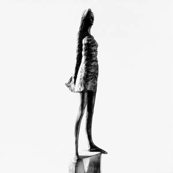 "Bozzetto per Alba" 1975 Bronzo cm 45 x 10 x 8