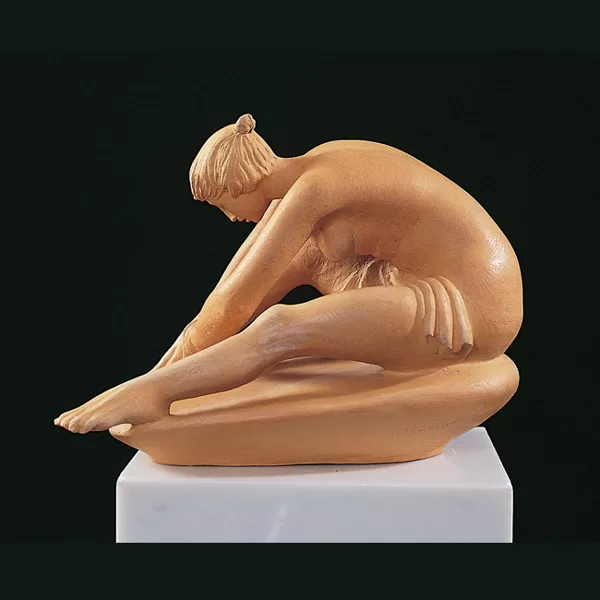 "Dopo il bagno" 1980 terracotta cm 29x22x16