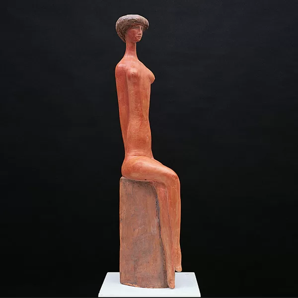 "Figura 1" 1986 terracotta cm 48x13x10
