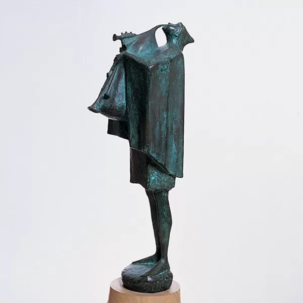 "Cornamusa" 1965 bronzo cm 58x21x25