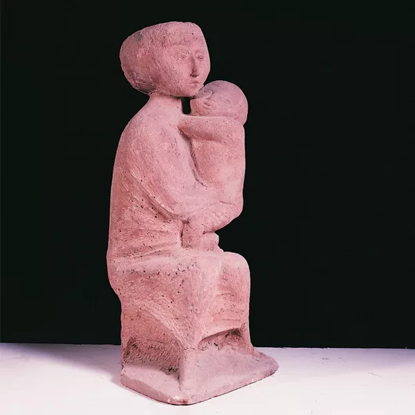 "Giovane madre" 1960 cemento cm 70x30x28