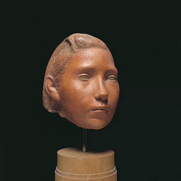 "Ritratto di ragazza" 1969 terracotta