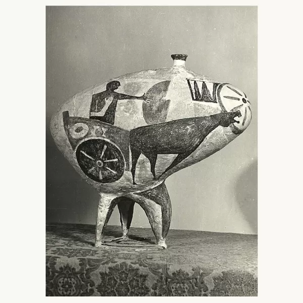 "Carro primordiale" 1953 ceramica