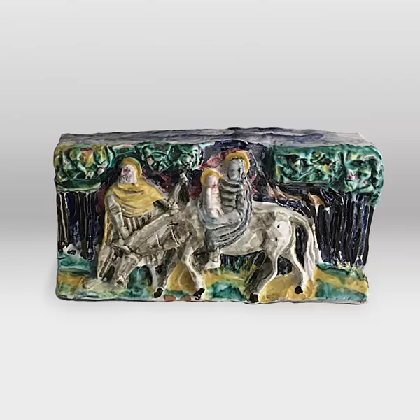 "Fuga in Egitto" 1956 ceramica
