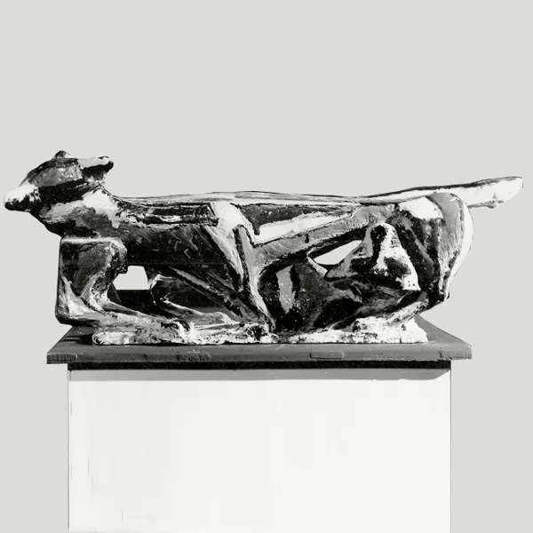 "Lotta di gatti" 1954 ceramica