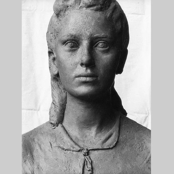 "Busto di ragazza" 1940 terracotta