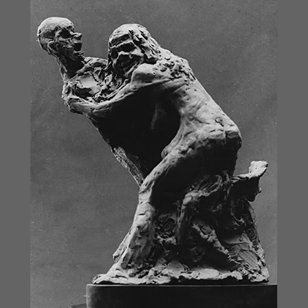 "La notte per gli ammalati" 1944 terracotta cm 25 x 12 x 12